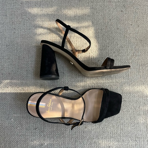 Sam Edelman block heal strappy sandals - Picture 1 of 5